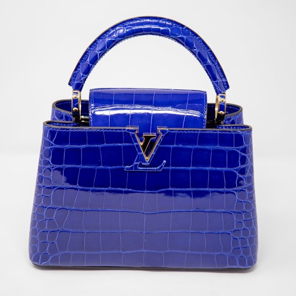 Louis Vuitton BNIB Capucines BB Bag- Santorini Blue exotic leather - Picture 3 of 16